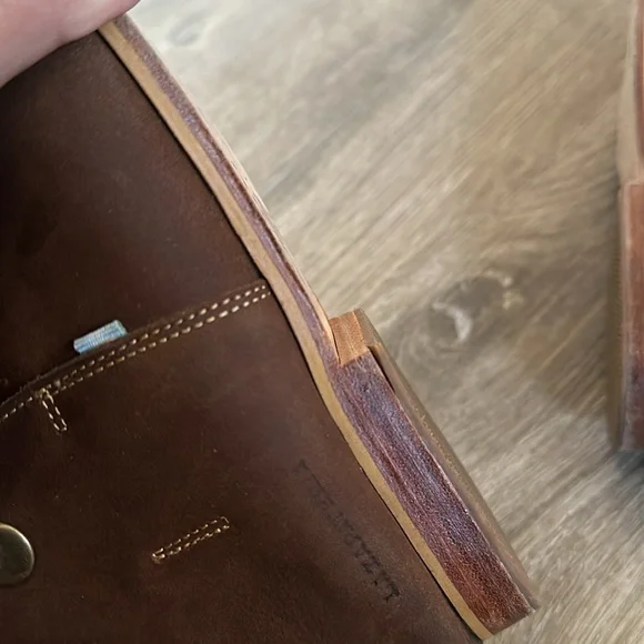 LA Zapateria Handmade Brown Snap Button Leather Booties - Picture 13 of 13